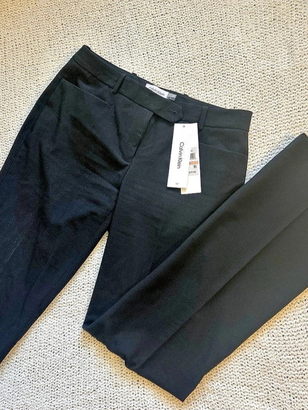 Calvin Klein Women's Black Trousers/Slacks Size 2 🖤